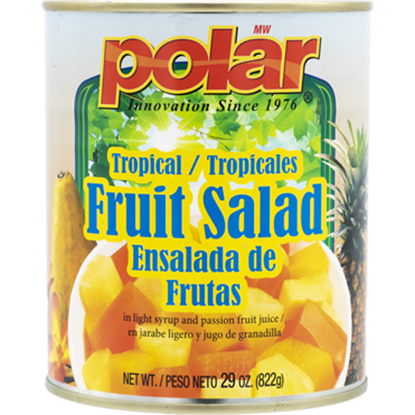 MW POLAR TROPICAL FRUIT SALAD IN LIGHT SYRUP