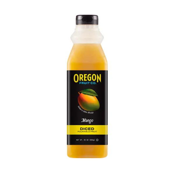 OREGON FRUIT CO. MANGO DICED POURABLE FRUIT FROZEN