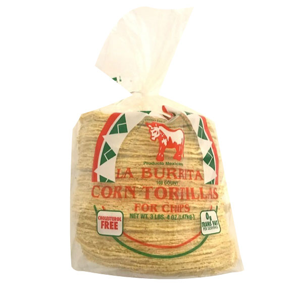 LA BURRITA TORTILLA CORN FOR CHIPS