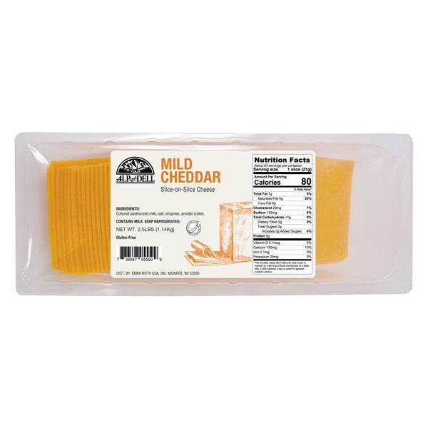 ALP AND DELL SLICED CHEESE MILD CHEDDAR