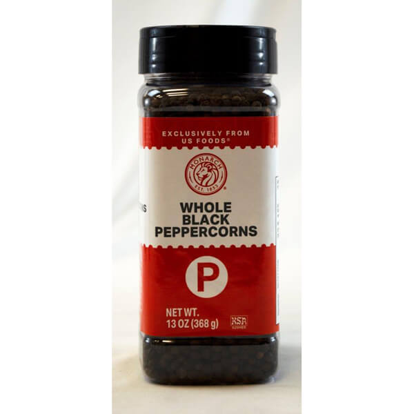 MONARCH WHOLE BLACK PEPPERCORNS