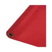 CREATIVE CONVERTING 40X100' RED PLASTIC TABLE ROLL