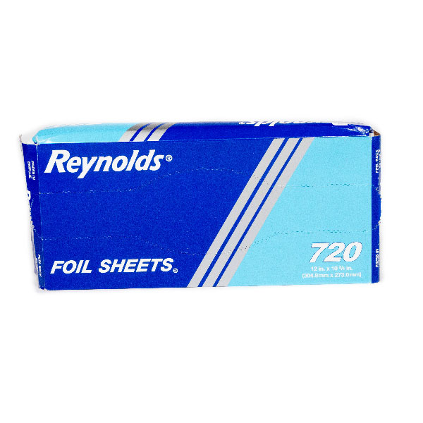REYNOLDS ALUMINUM FOIL SHEETS #720 12 X 10.75 INCH