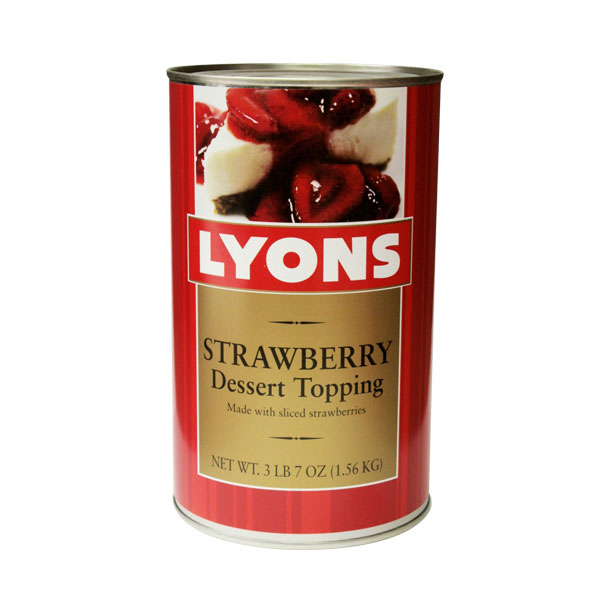 LYONS MAGNUS DESSERT TOPPING STRAWBERRY