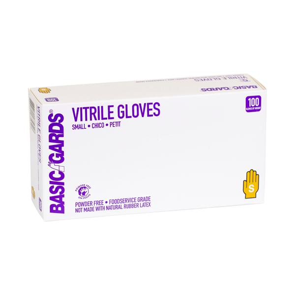 HANDGARDS BASIC GUARDS VINYL GLOVES SMALL