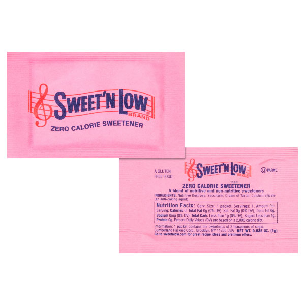 SWEET'N LOW SWEETENER SWEET'N LOW PACKETS
