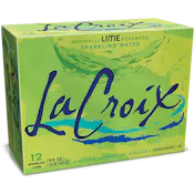 LA CROIX NATURAL SPARKLING WATER LIME FLAVOR