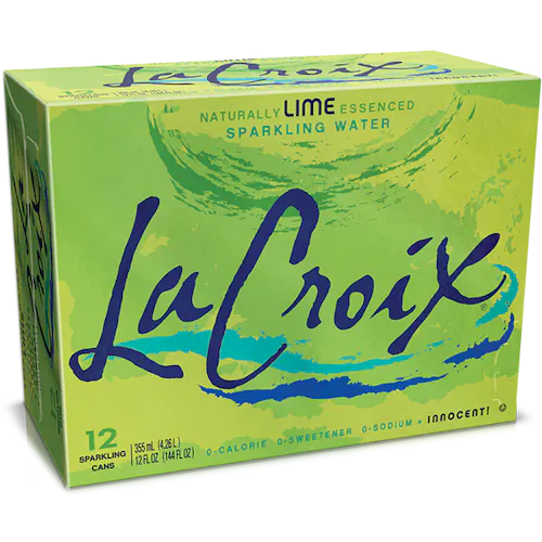 LA CROIX NATURAL SPARKLING WATER LIME FLAVOR