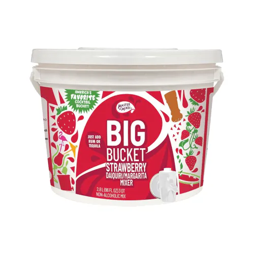 MASTER OF MIXERS BIG BUCKET STRAWBERRY DAIQUIRI MIX