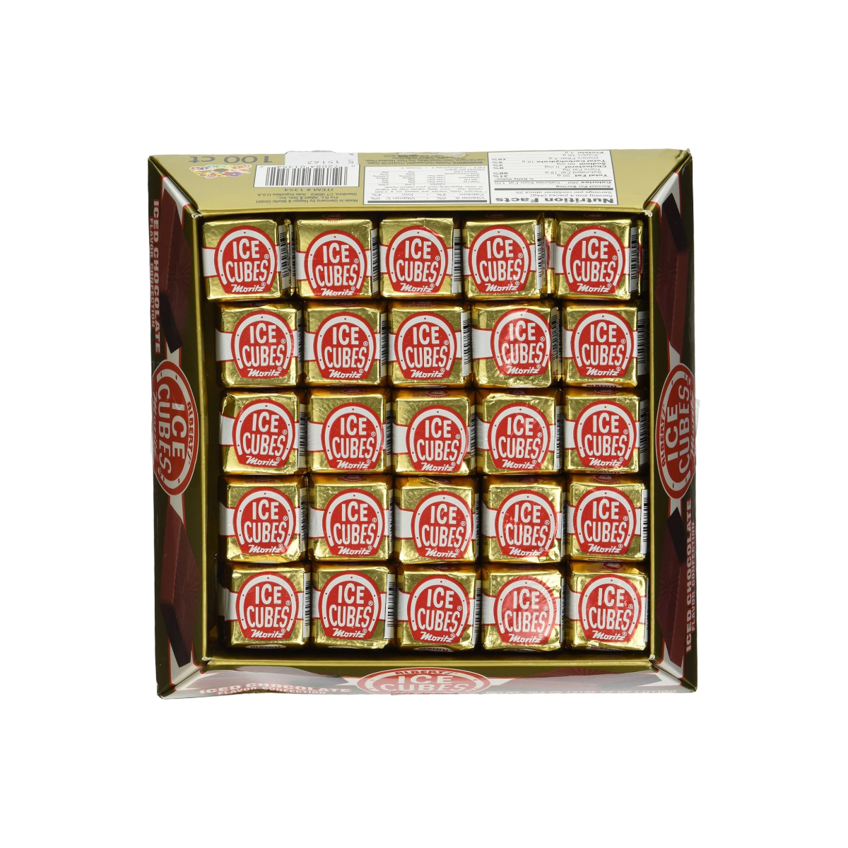 ALBERTS CHOCOLATE ICE CUBE DISPLAY BOX