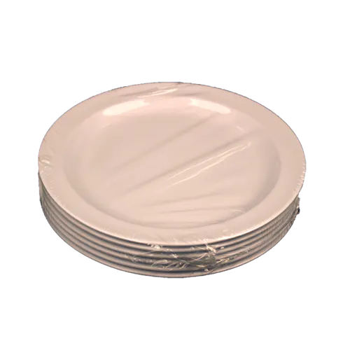 MELAMINE PLATE WHITE 7.25 INCH