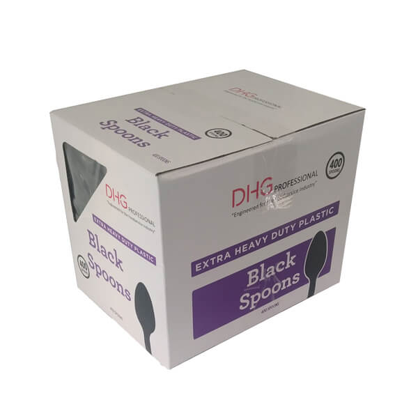 DHG PROFESSIONAL SPOON BLACK PLASTIC EXTRA HEAVY WEIGHT