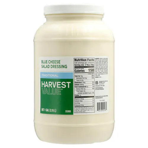 HARVEST VALUE BLUE CHEESE SALAD DRESSING - US Foods CHEF'STORE HARVEST VALUE BLUE CHEESE SALAD DRESSING - US Foods CHEF'STORE