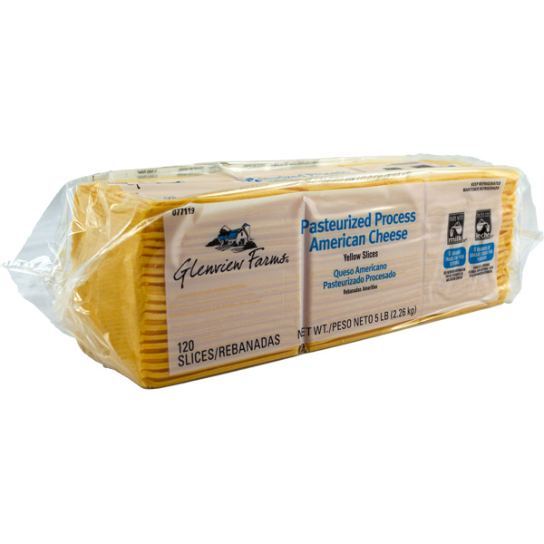 GLENVIEW FARMS AMERICAN PROCESSED CHEESE 120 SLICES