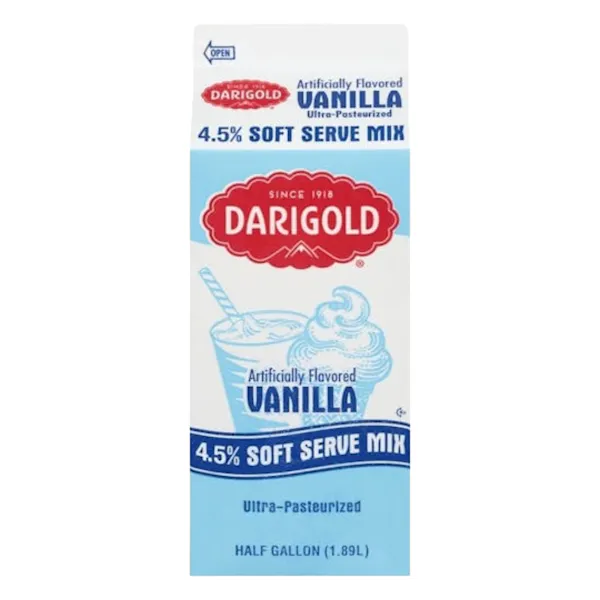 DARIGOLD VANILLA SOFT SERVE MIX 4.5%