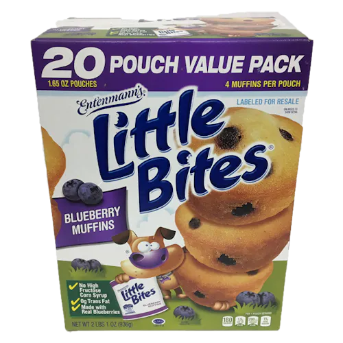 ENTENMANN'S LITTLE BITES BLUEBERRY MUFFINS