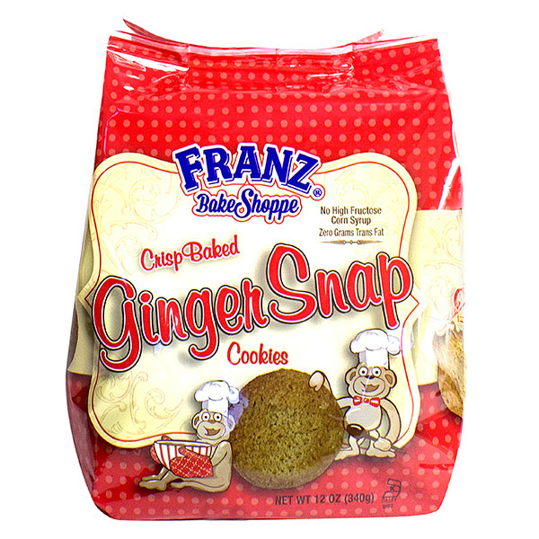 FRANZ FROZEN HOLIDAY GINGER SNAP COOKIES BAKERY