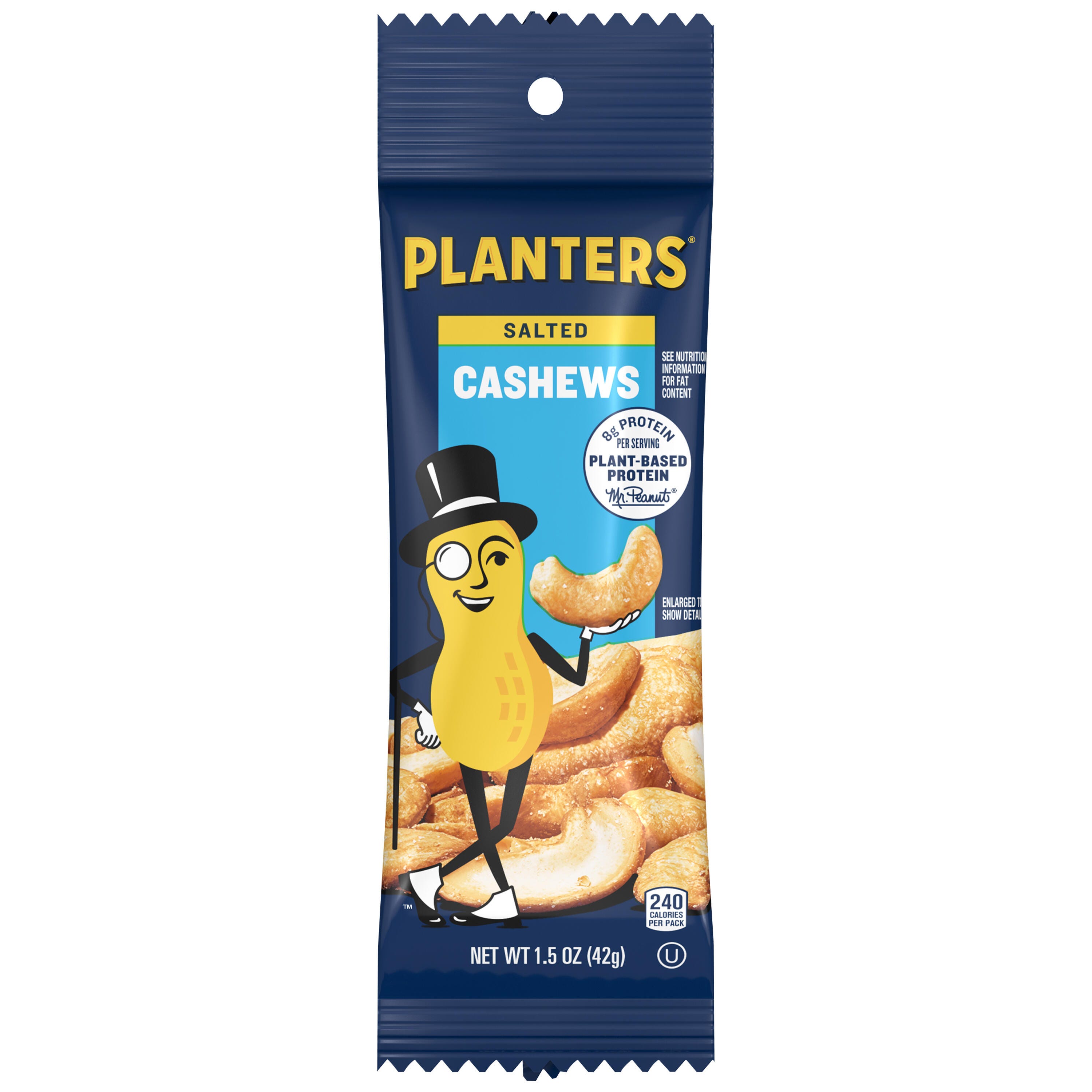 PLANTERS TUBE CASHEWS