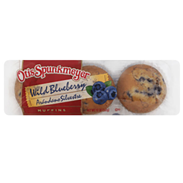 OTIS SPUNKMEYER BLUEBERRY TRAY PACK MUFFINS