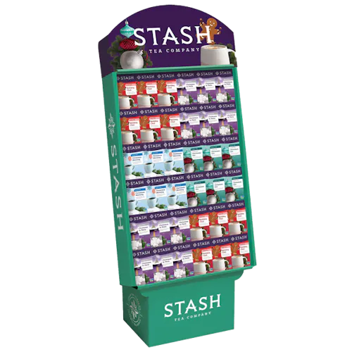 STASH HOLIDAY SHIPPER - FOUR FLAVORS - 12 EACH