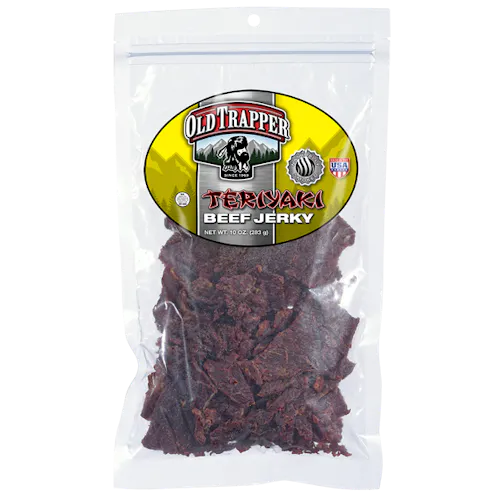 OLD TRAPPER TERIYAKI BEEF SMOKED BEEF JERKY
