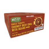 BLOUNT UNCLE TEDDY'S CHUNKY BEEF CHILI WITH BEANS