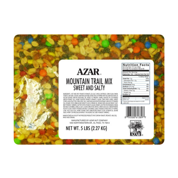 AZAR SWEET AND SALTY MOUNTAIN TRAIL MIX SNACK