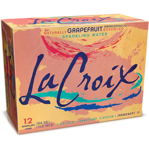 LACROIX NATURAL SPARKLING WATER GRAPEFRUIT