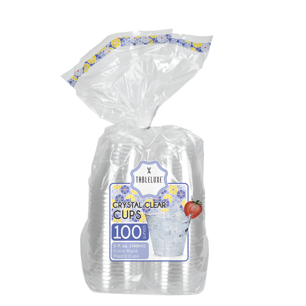 WNA TABLELUXE TUMBLER CLEAR PLASTIC CUP 5 OZ