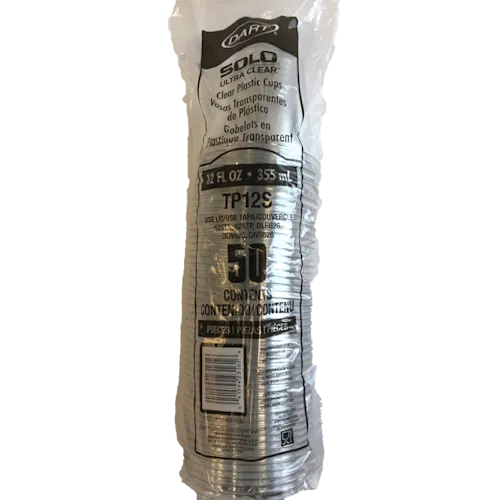DART DART COLD CUP PLASTIC CLEAR 12 OZ TP12S