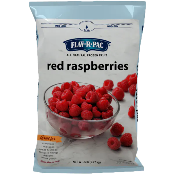 FLAV-R-PAC IQF FROZEN RASPBERRIES