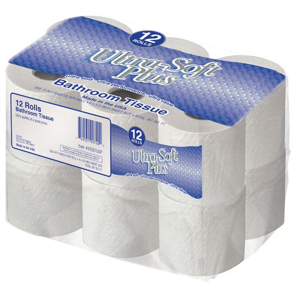 ULTRA SOFT PLUS TOILET PAPER 2 PLY