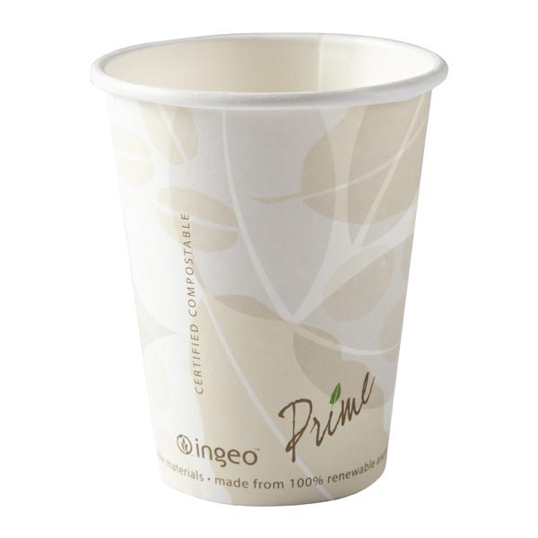 PRIMEWARE COMPOSTABLE 8 OZ HOT CUPS
