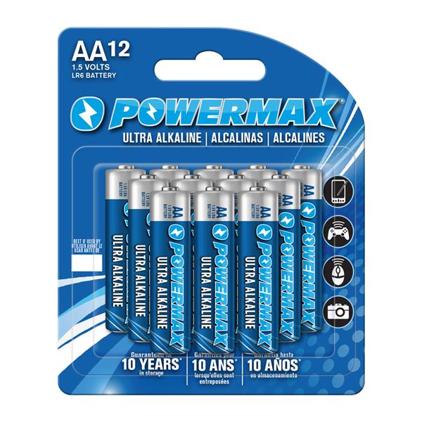 POWERMAX ALKALINE BATTERIES AA