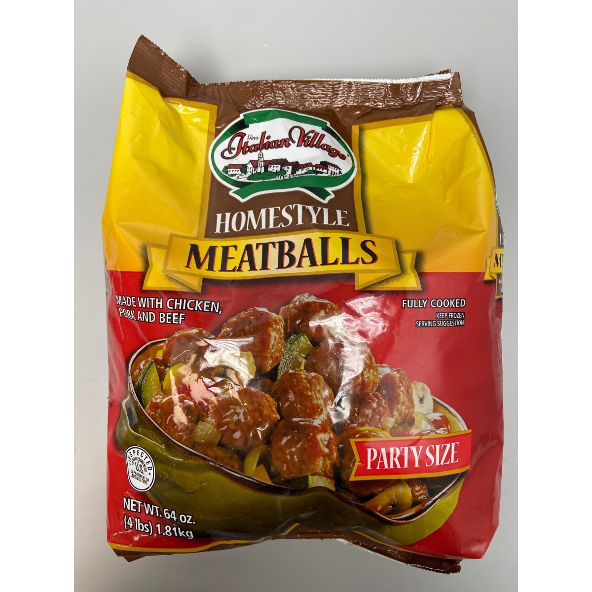 ITALIAN VILLAGE HOMESTYLE MEATBALLS 0.5 OZ