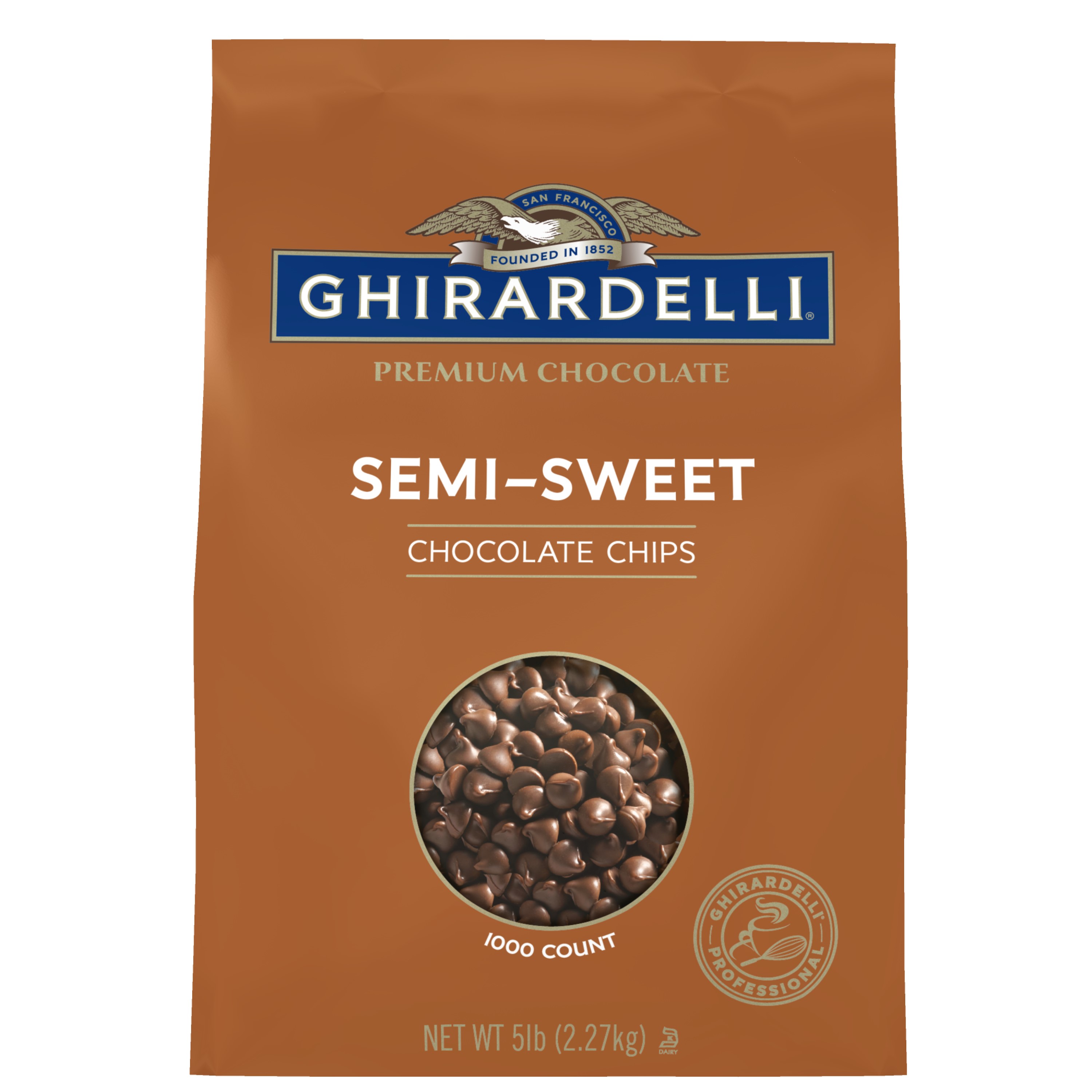 GHIRARDELLI SEMI SWEET CHOCOLATE CHIPS