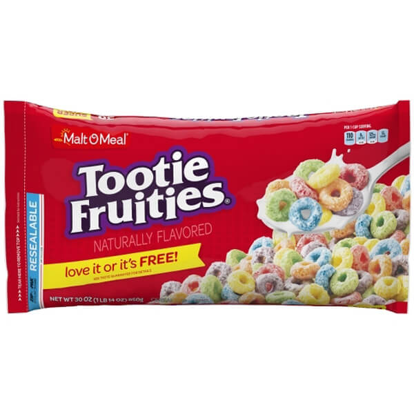 MALT-O-MEAL TOOTIE FRUITIES CEREAL