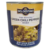 DEL DESTINO FIRE ROASTED DICED GREEN CHILI PEPPERS