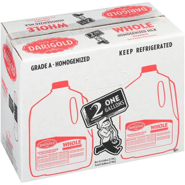 DARIGOLD WHOLE MILK GALLONS 2 PACK