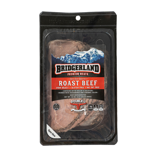 LOWER FOODS BRIDGERLAND SLICED OVEN ROASTED ROAST BEEF
