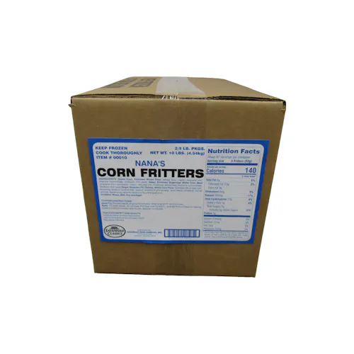 NANA'S CORN BREADED FRITTER PARCOOKED FROZEN 2/5LB