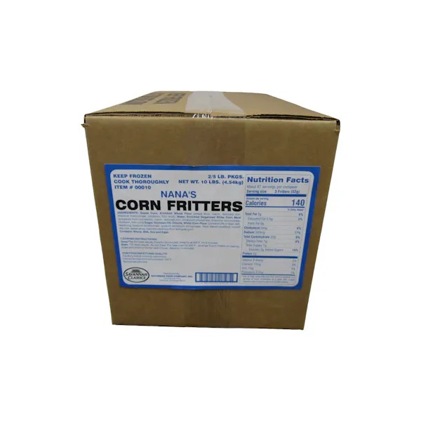 NANA'S CORN BREADED FRITTER PARCOOKED FROZEN 2/5LB
