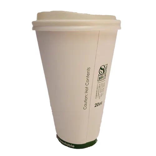 PRIMEWARE 20 OUNCE COMPOSTABLE HOT CUPS