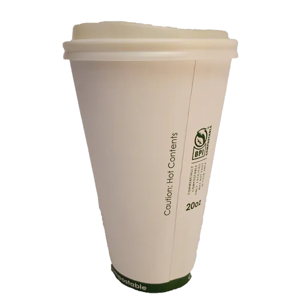 PRIMEWARE 20 OUNCE COMPOSTABLE HOT CUPS