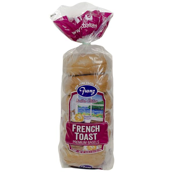 FRANZ BAGEL BOYS NEW YORK FRENCH TOAST BAGELS