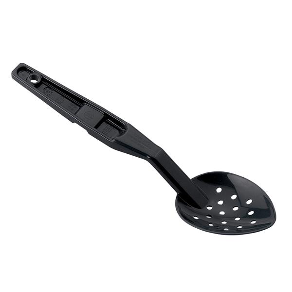CAMBRO BLACK PERFORATED DELI SERVING SPOON 11 INCH
