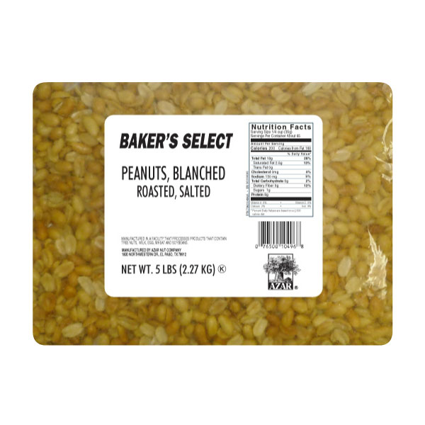 AZAR BLANCHED ROASTED AND SALTED PEANUTS