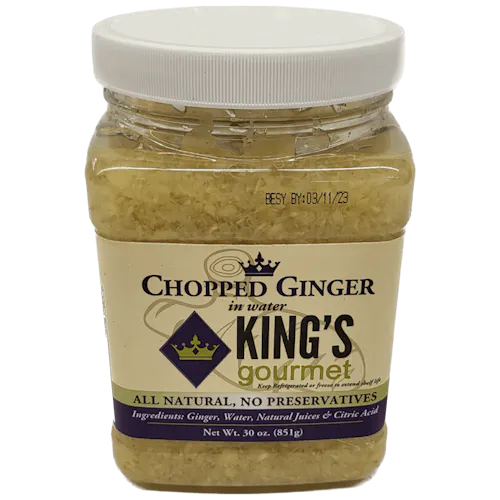 KINGS GOURMET CHOPPED GINGER IN WATER