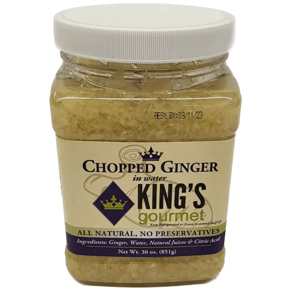 KINGS GOURMET CHOPPED GINGER IN WATER