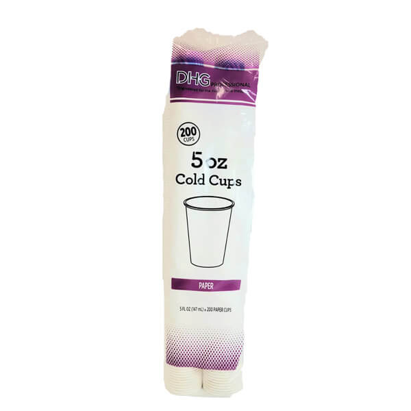 DHG PROFESSIONAL 5 OZ PAPER COLD CUPS